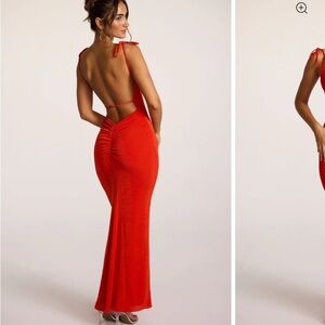 Open Back Maxi Dress